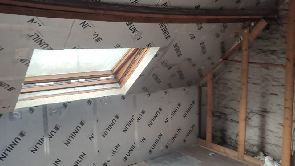 Plaatsen van pir isolatie